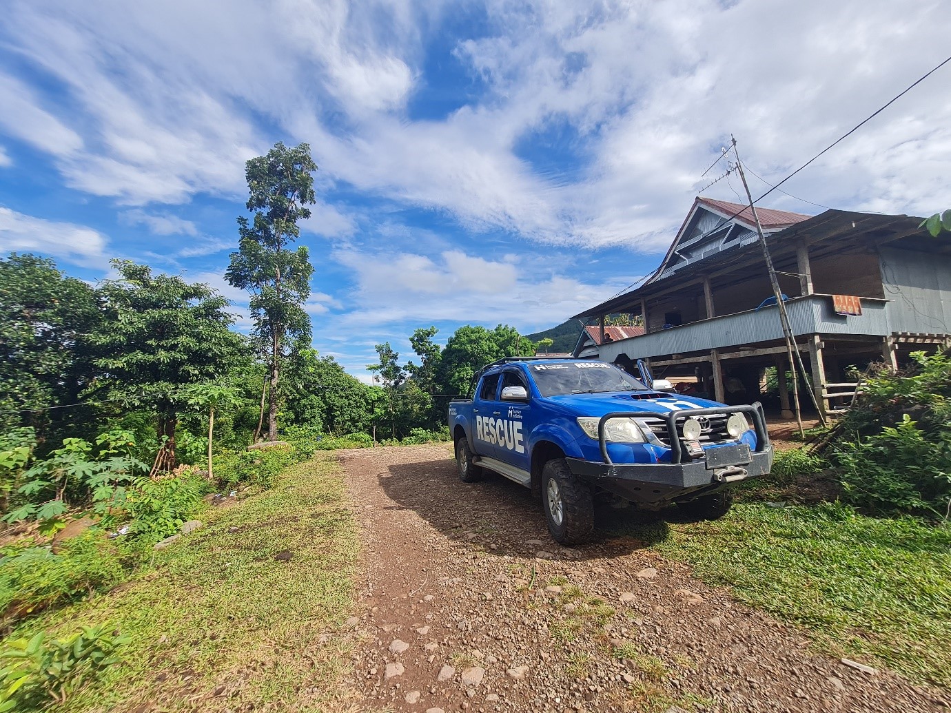 Relawan Human Initiative sudah sampai di Dusun Cindakko, Kecamatan Maros, Sulawesi Selatan
