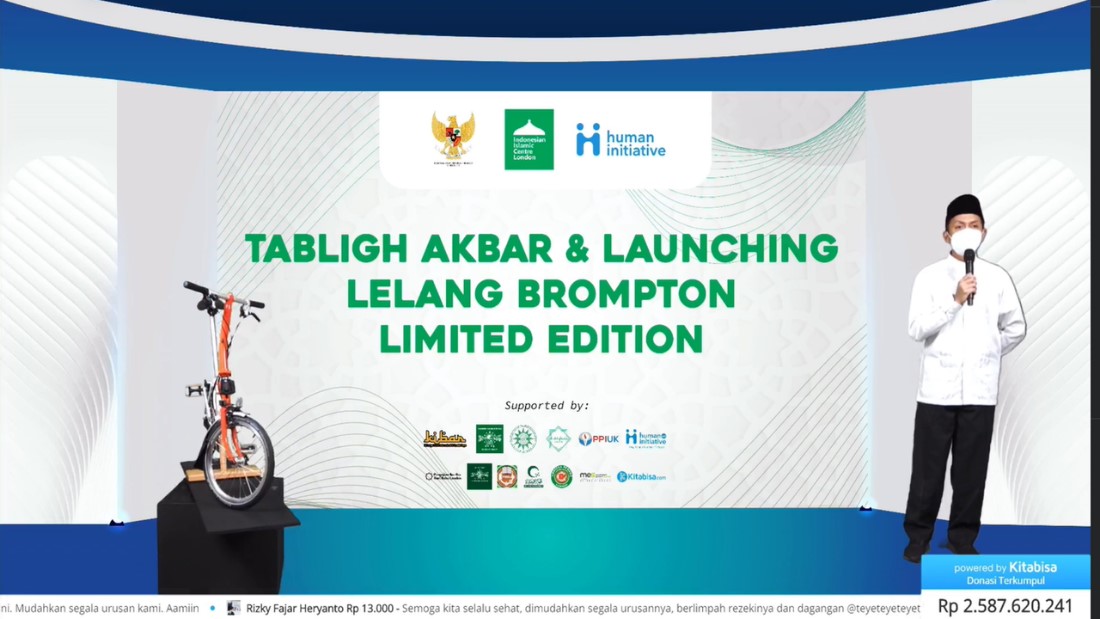 Tabligh Akbar & Launching Lelang Sepeda Brompton Limited Edition