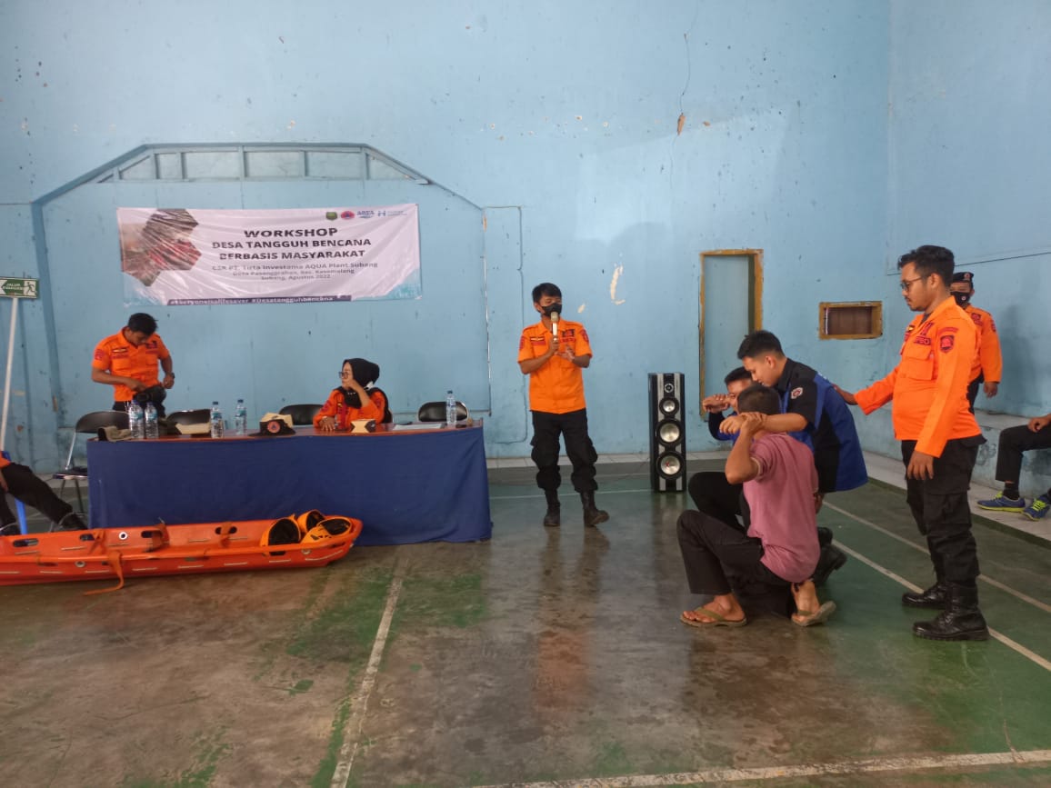 Community-Based Disaster Resilience Village Workshop at Pasanggrahan Village, Subang Regency