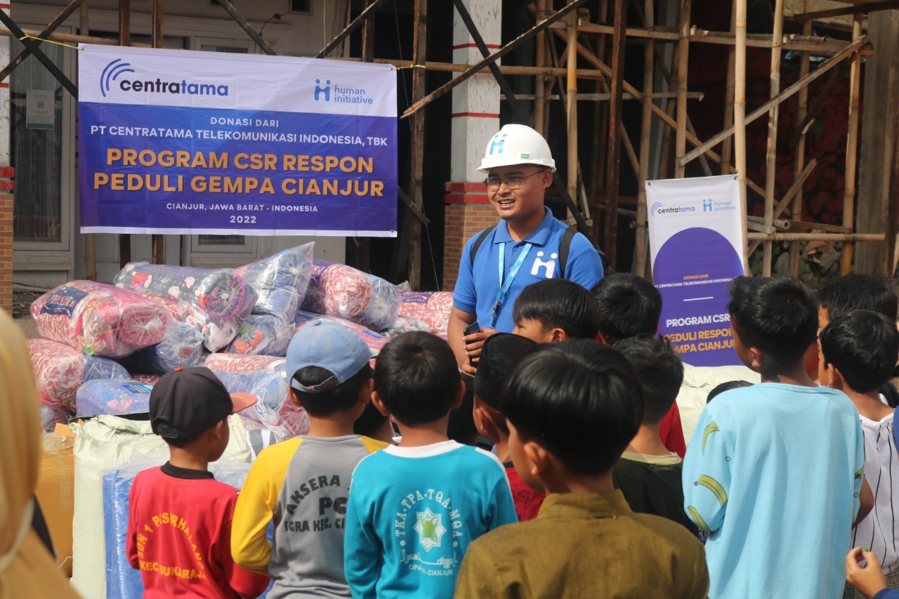 HI dan Centratama Bantu 1000 Warga Terdampak Gempa di Cianjur