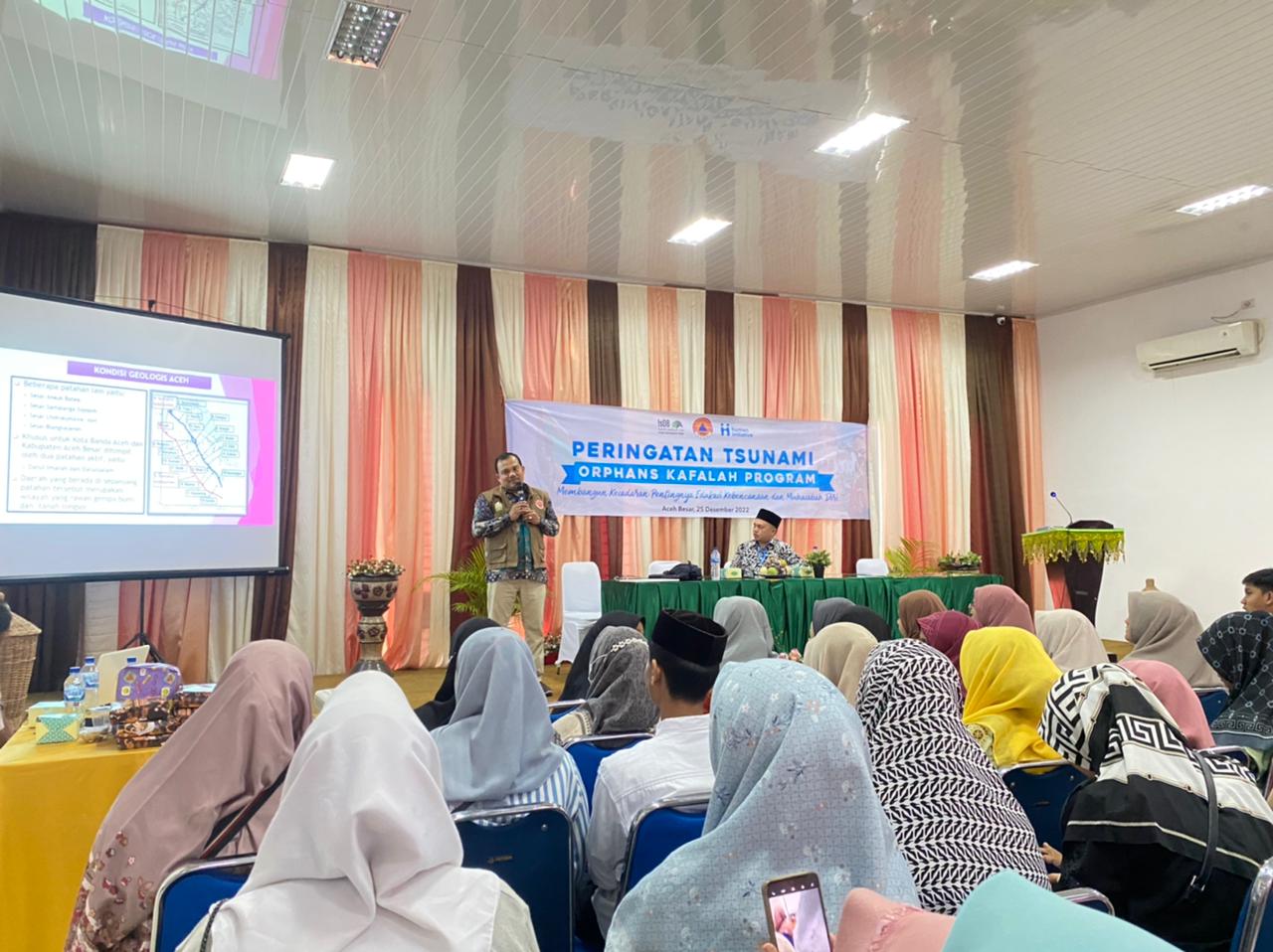 250 Yatim dan Wali Mendapatkan Edukasi Kebencanaan dalam Peringatan 18 tahun Tsunami Aceh