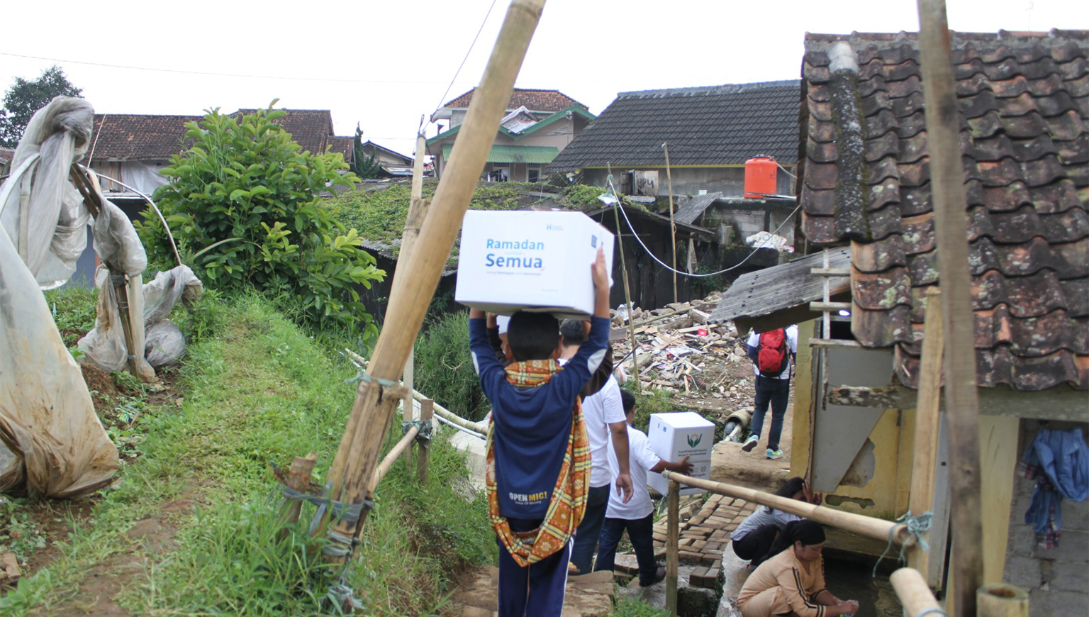 Makna Tarhib Ramadan Human Initiative di Lokasi Bencana Gempa Cianjur 