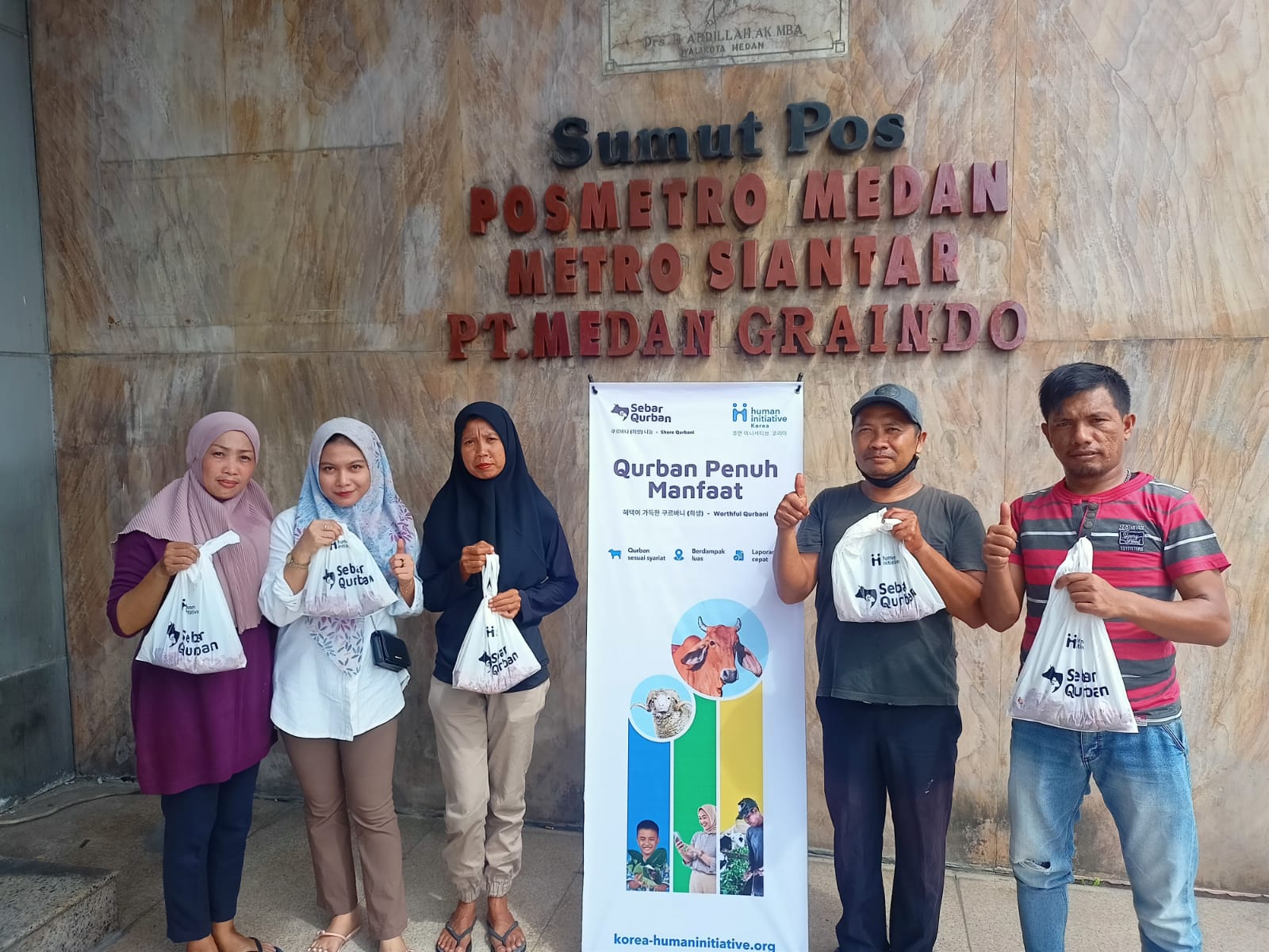 Bersama Sumut Pos, Human Initiative Sebarkan Manfaat Qurban untuk Loper Koran
