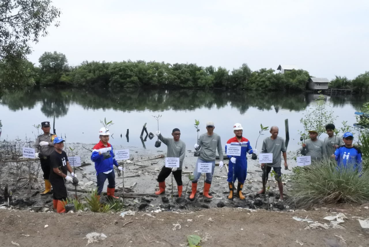 Program BIS Mangrove, Upaya Human Initiative bersama Pertamina Patra Niaga FT Medan Group Berdayakan Kreativitas Warga 