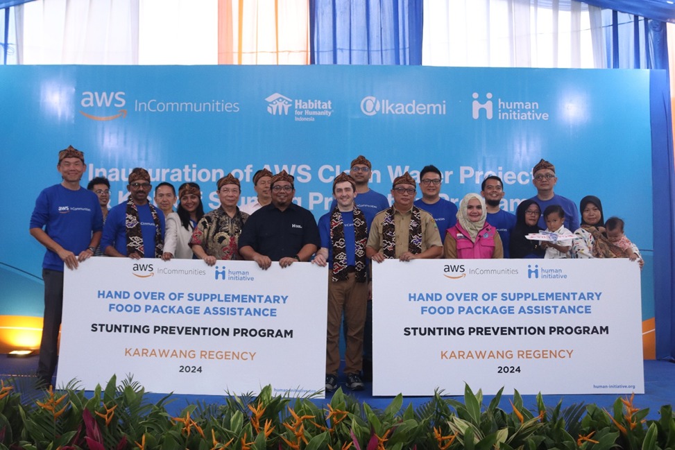Amazon Web Services (AWS) Partners with Human Initiative in Implementing Stunting Prevention Program in Karawang Regency
