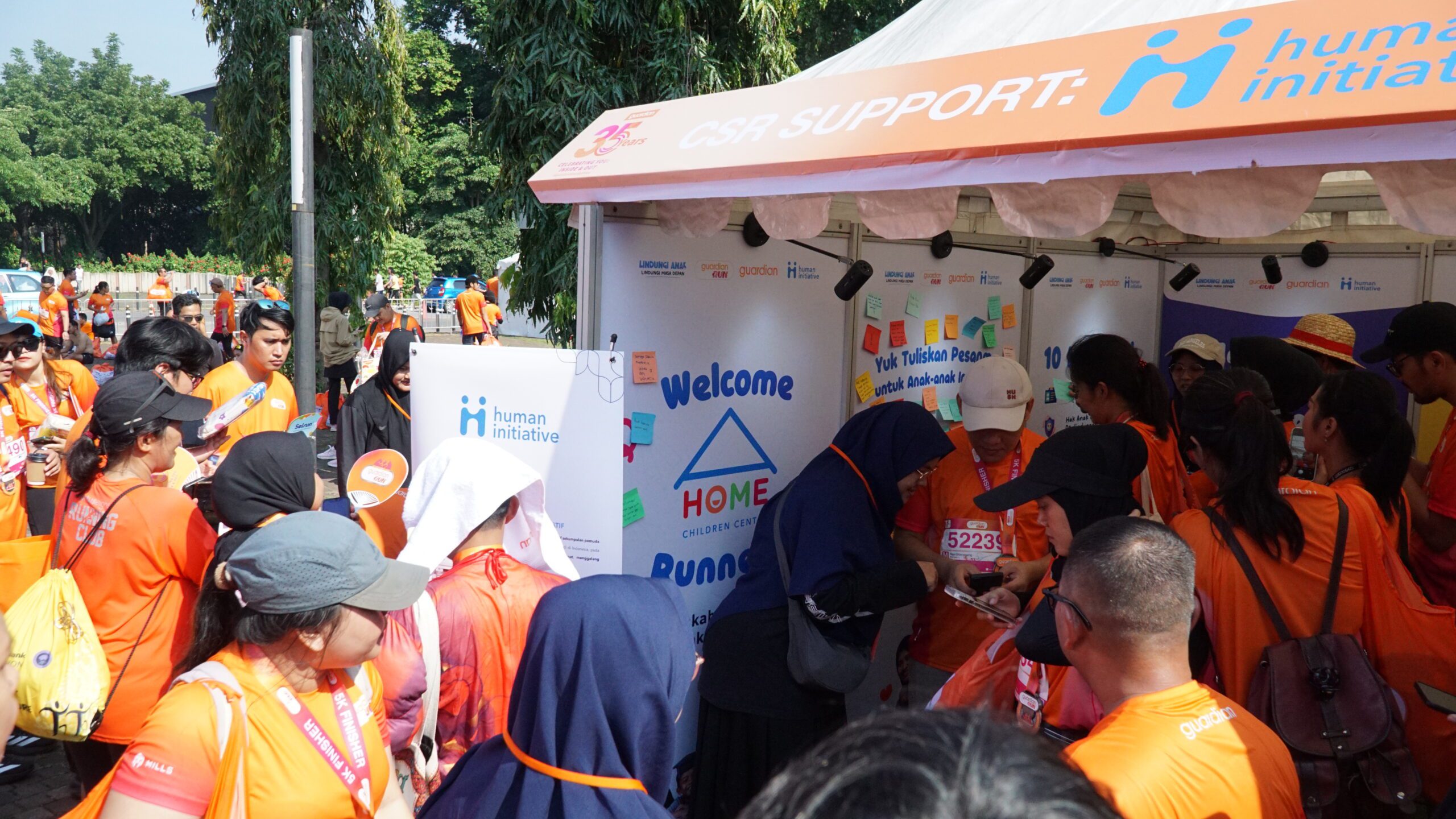 Human Initiative تشجع المجتمعات على حماية حقوق الأطفال في سباق الجارديان 2025