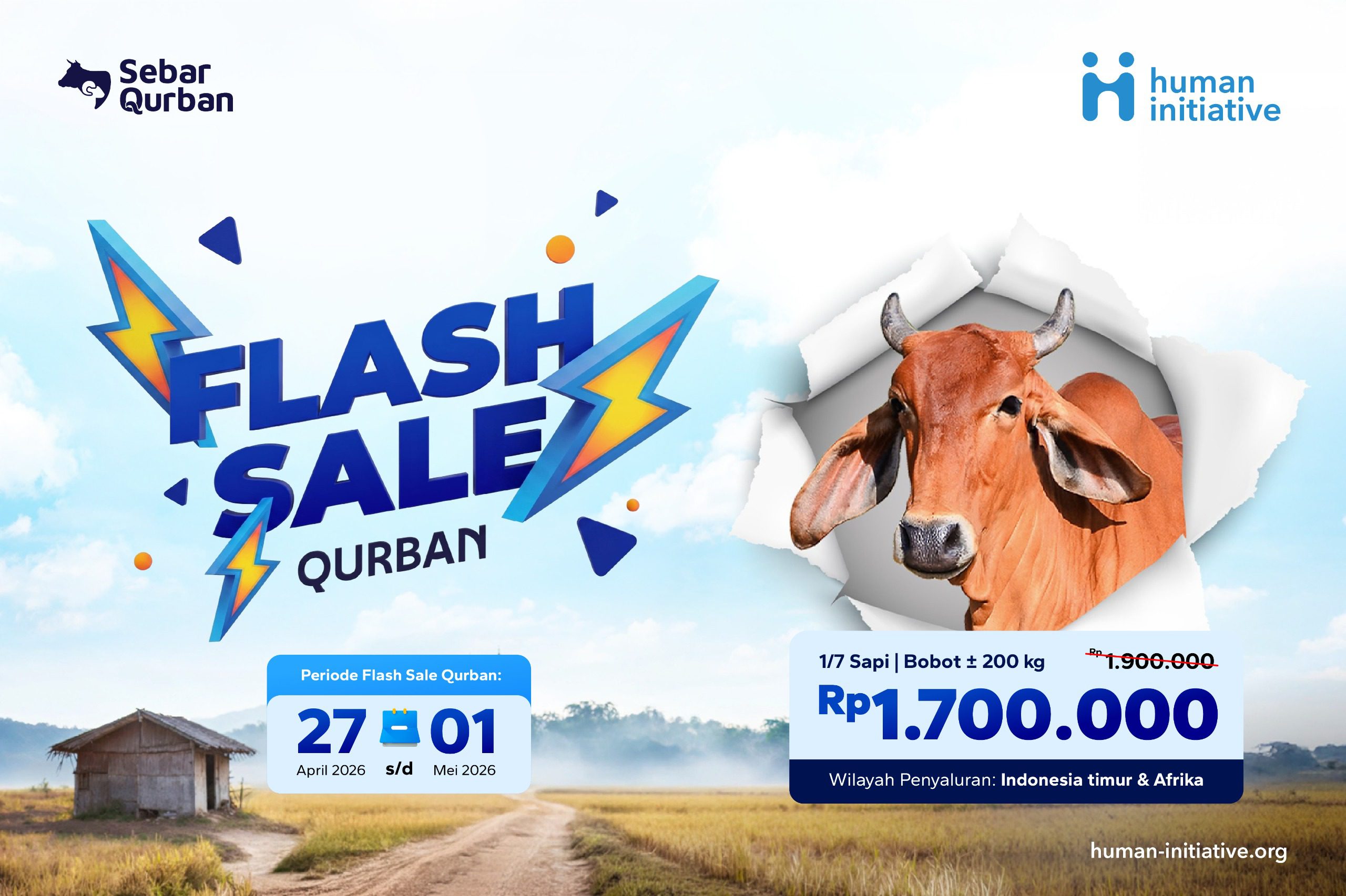 Flash Sale Qurban 2026: Perluas Jangkauan Manfaat hingga Indonesia Timur dan Afrika