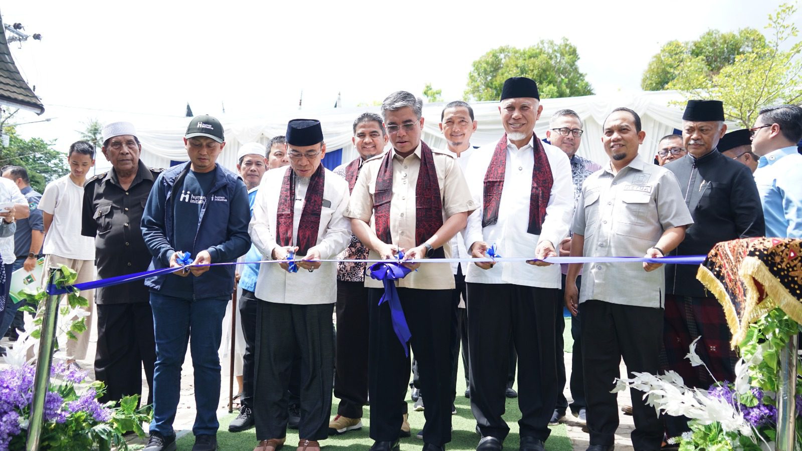 1.000 Warga Kini Dapat Akses Air Bersih melalui Sumur Bor dan Tempat Wudhu di Masjid Raya Koto Tangah