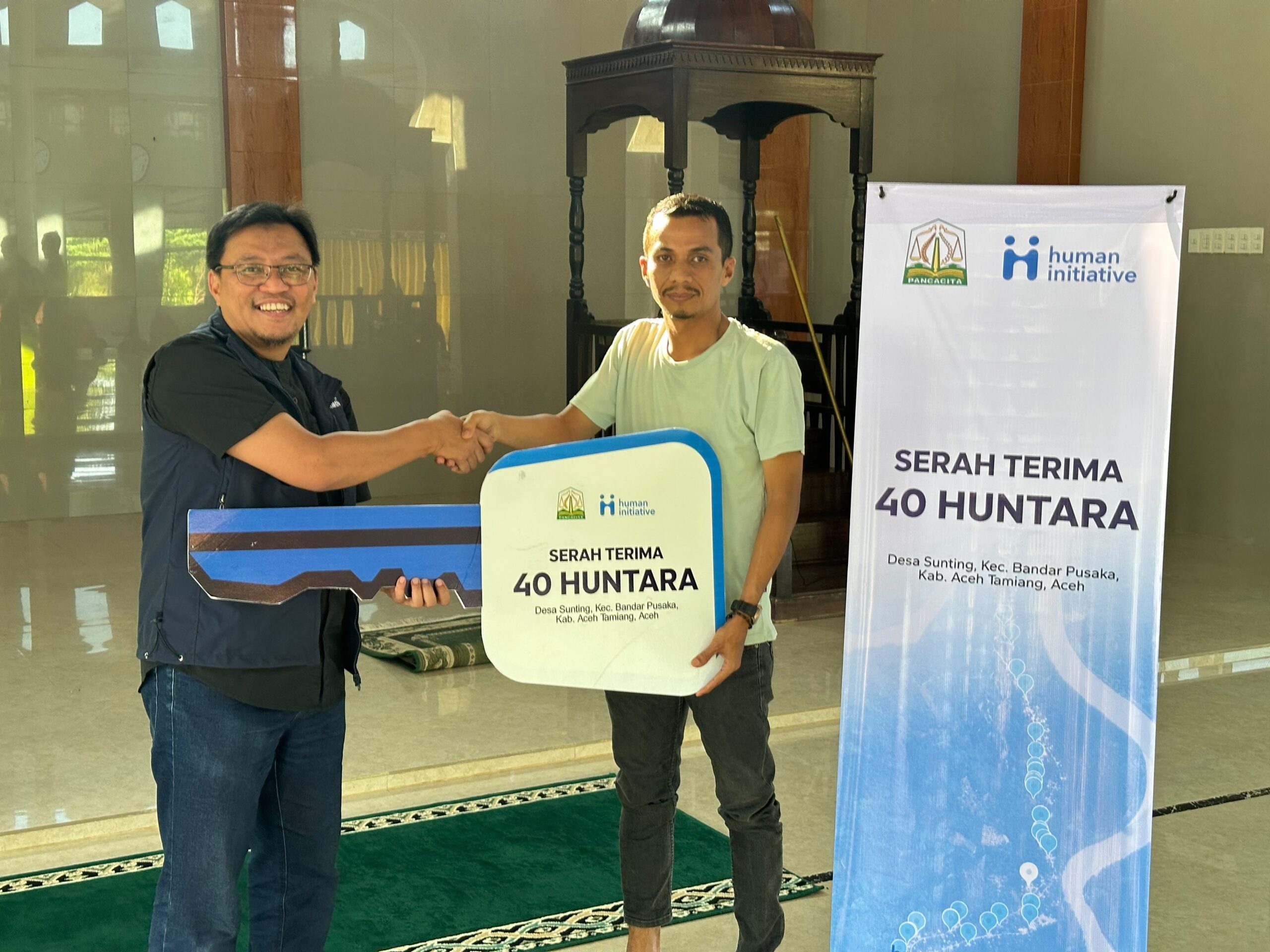 40 Disaster-Affected Families Now Have Temporary Shelters in Aceh Tamiang